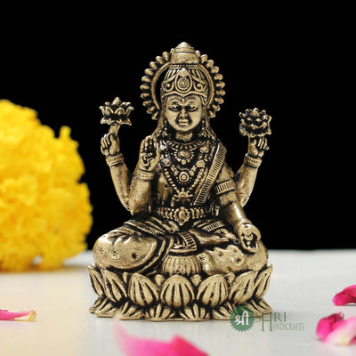 Brass Kamal Lakshmi Idol 2 Inch By Trendia Decor