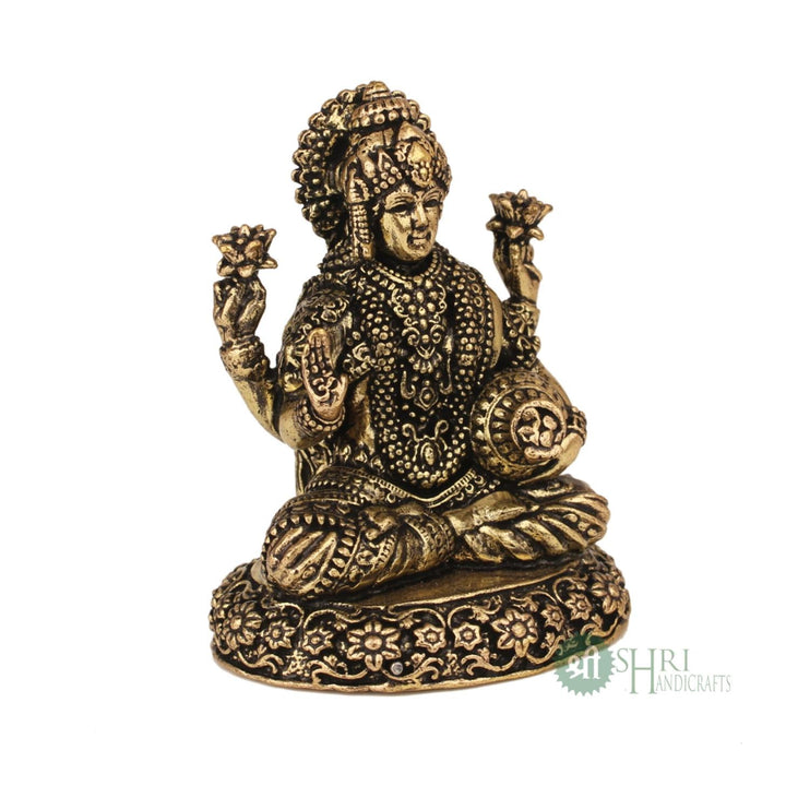 Goddess Lakshmi Murti Brass Statue 3 Inch By Trendia Decor