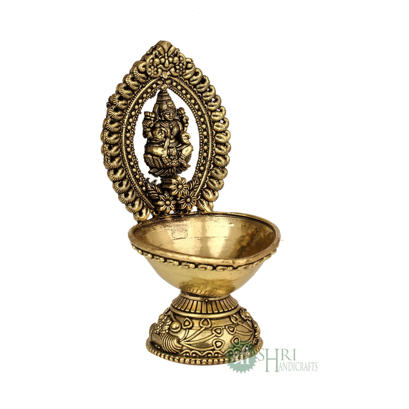 Lakshmi Brass Diya For Pooja 4.5 Inch By Trendia Decor