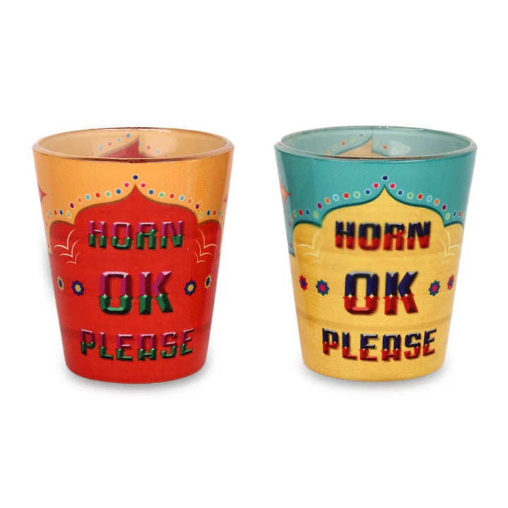 'Horn OK Please' Truck Art Shot Glass Set By Trendia Decor