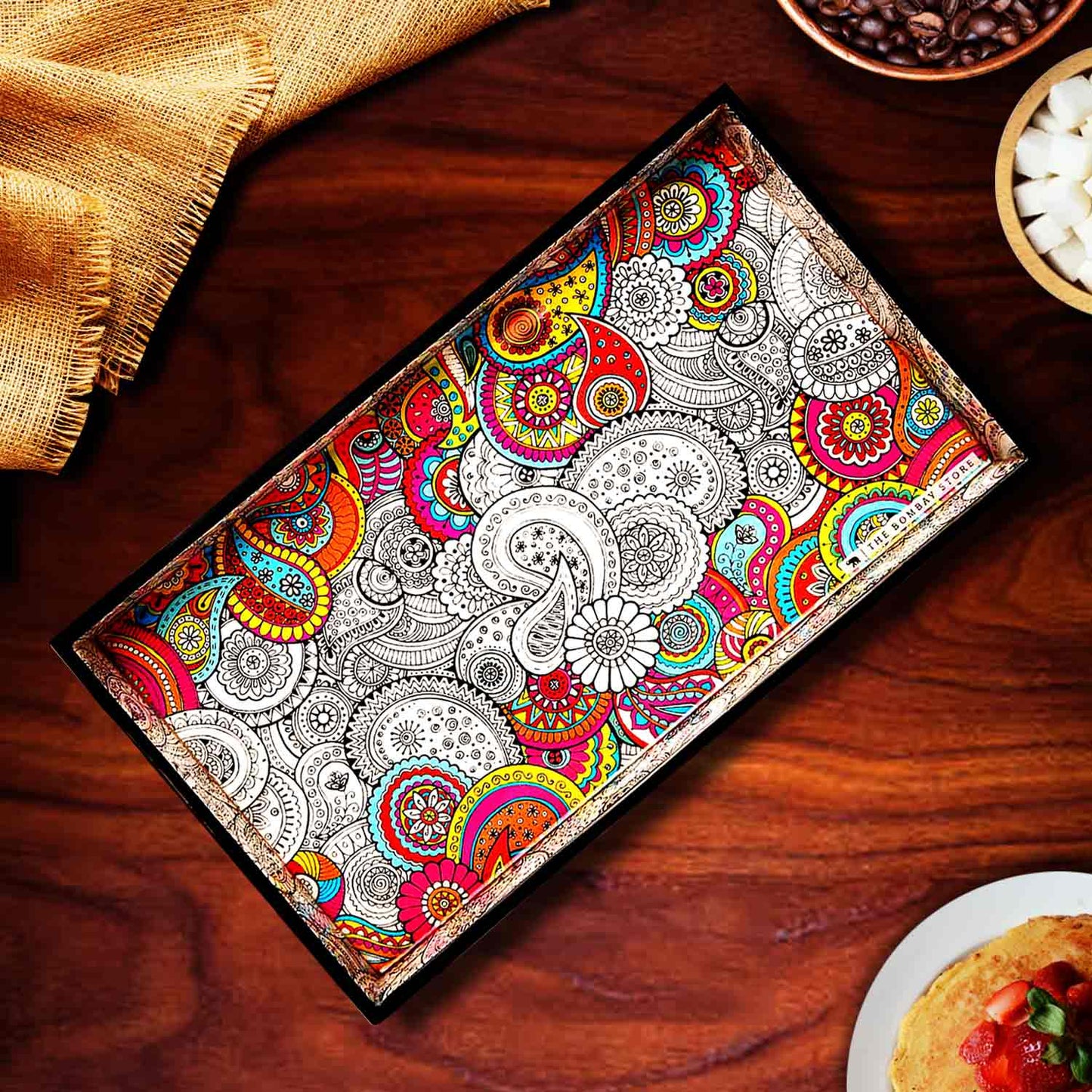 TBS5798 SML TRAY DOODLE MANDALA 14