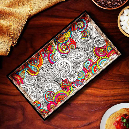 TBS5798 SML TRAY DOODLE MANDALA 14