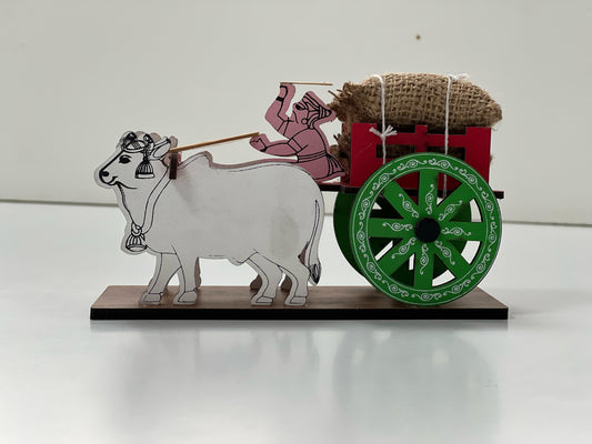 Wooden Bullock Cart Kondapalli Toy & Showpiece