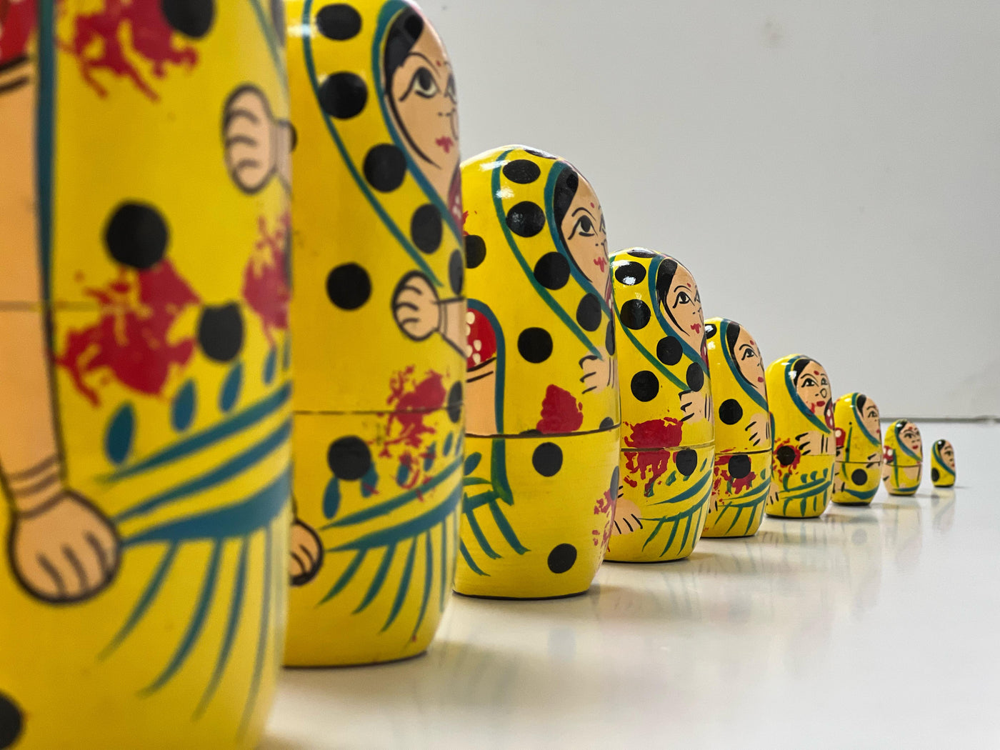 Nesting Dolls Handcrafted Kondapalli Toys