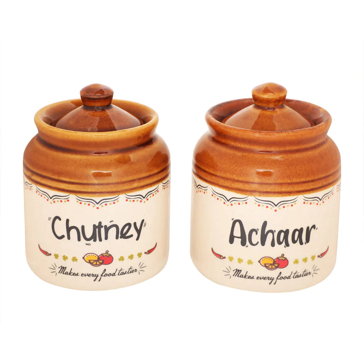 Classic Chutney Achaar Jar Set - Ek Do Dhai