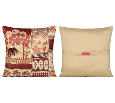Ancient Haathi Cushion Cover Set of 5