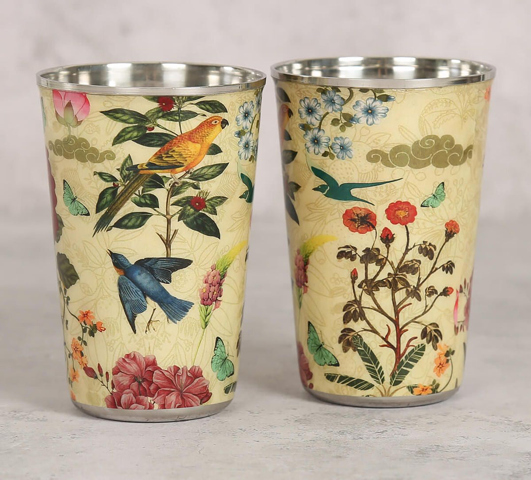 Bird Land Bottle and Tumbler Set