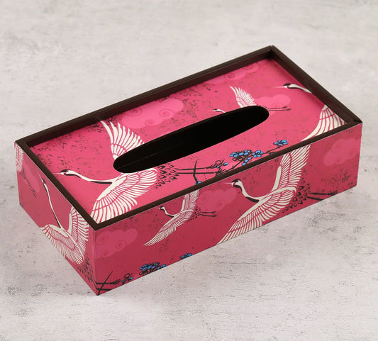 Legend of the Cranes Tissue Box Holder