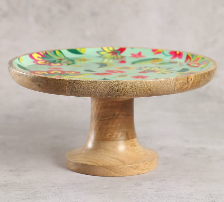 Neon Cyanic Pop Burst Cake Stand