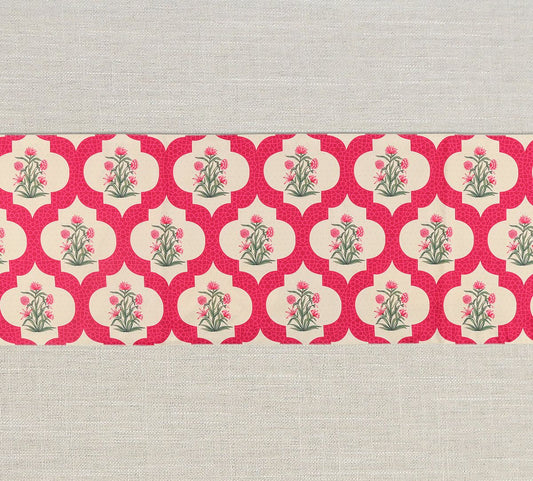 Poppy Flower Scarlet Table Runner