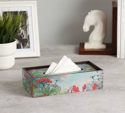 Tropical View Tissue Box Holder