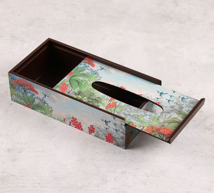 Tropical View Tissue Box Holder