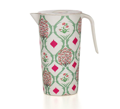 Lattice Blooms Bamboo Jug Set