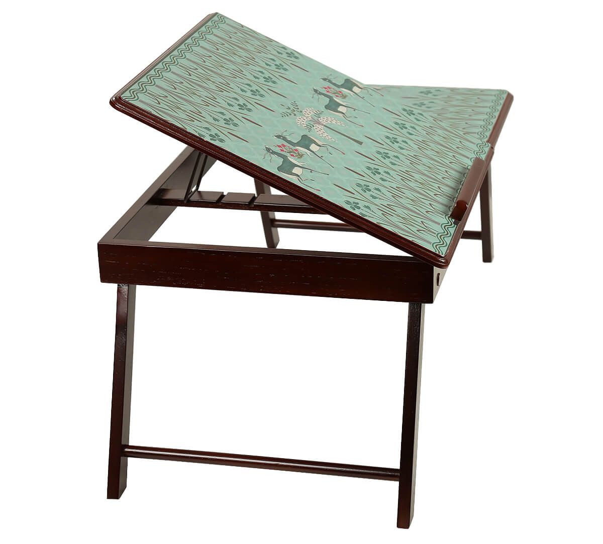 Mirroring Deer Garden Laptop Table