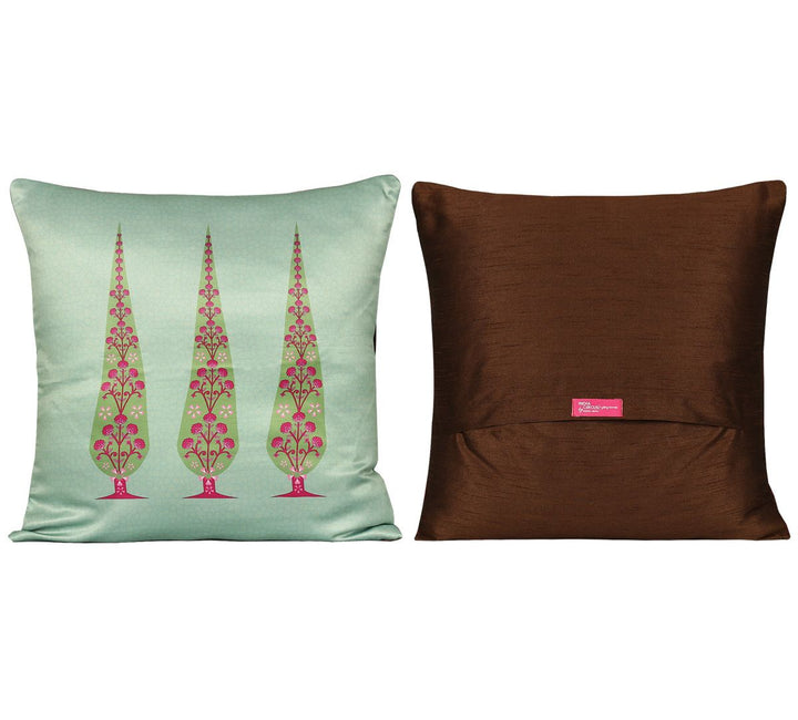 Peacock & Conifer Cushion Cover Set of 5